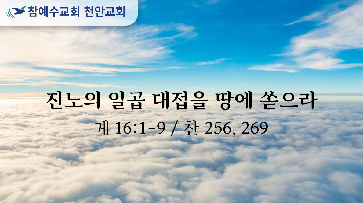 진노의 일곱 대접을 땅에 쏟으라 (계 16:1-9)