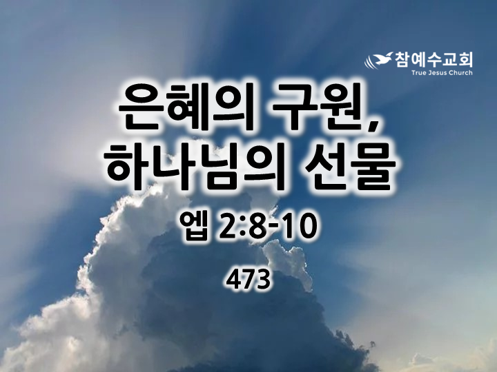 은혜의 구원, 하나님의 선물 (엡 2:8-10)